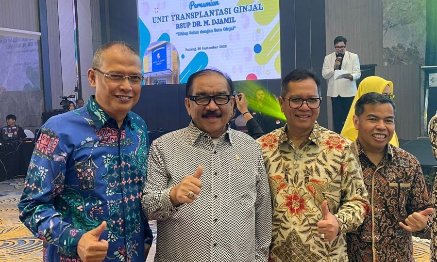 Shadiq Pasadigoe Puji Capaian Unit Transplantasi Ginjal RSUP Djamil Padang